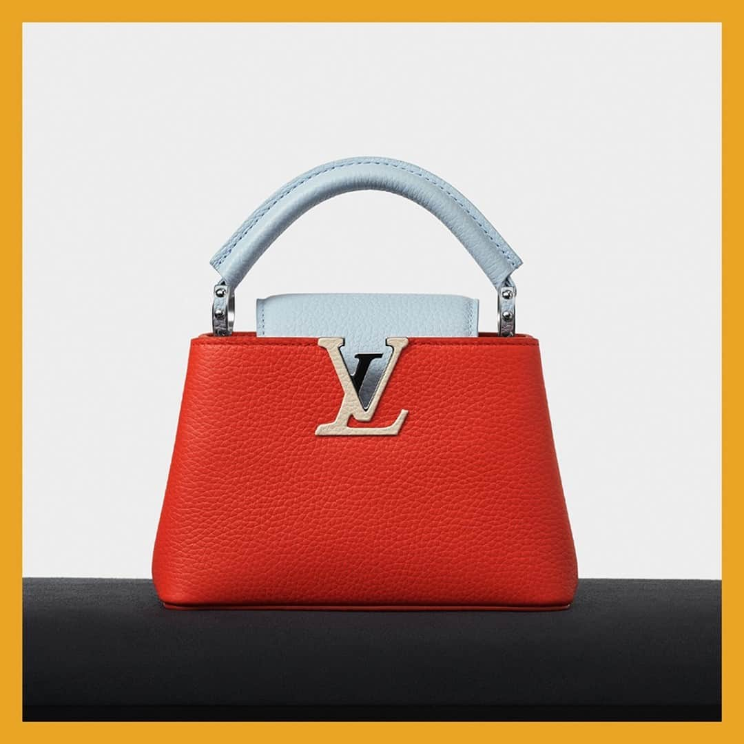 ルイ・ヴィトンさんのインスタグラム写真 - (ルイ・ヴィトンInstagram)「Bold contrasts. The Capucines bag takes on a new hue for #LVFW20. Discover @NicolasGhesquiere’s current #LouisVuitton collection via link in bio.」11月27日 3時00分 - louisvuitton