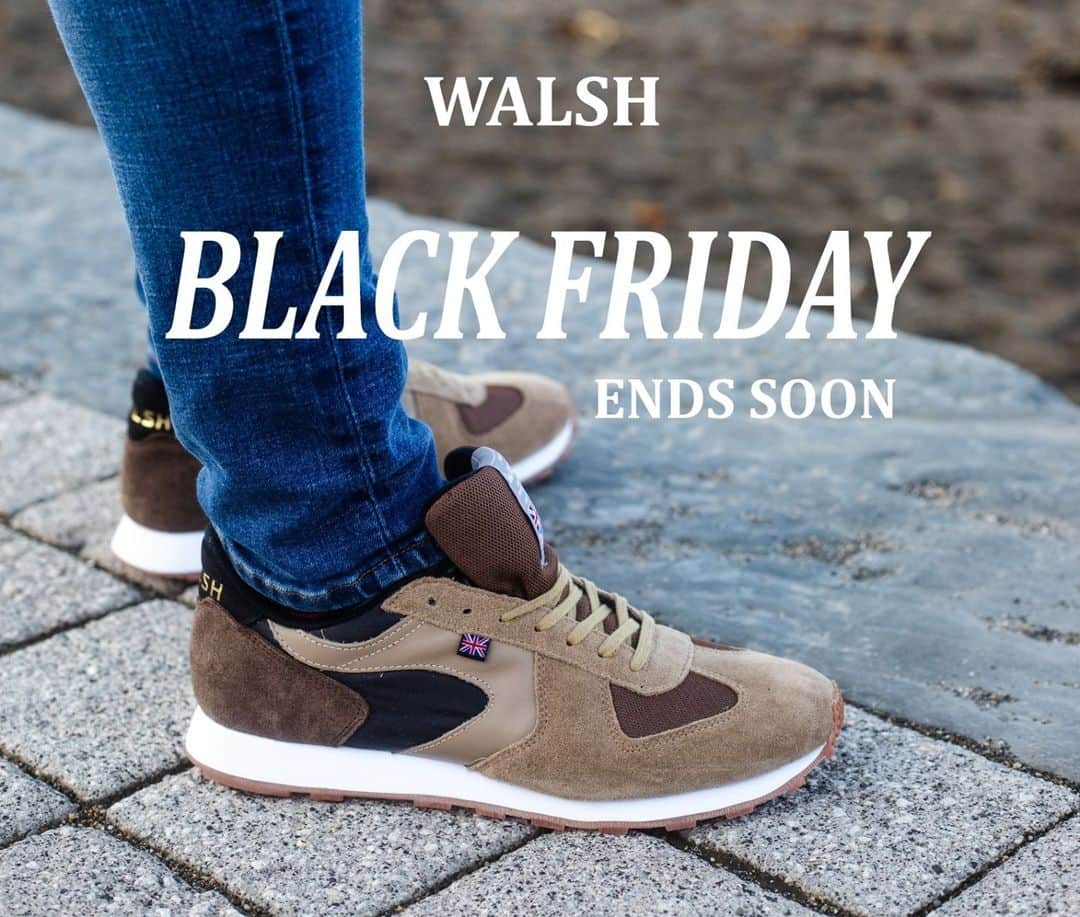 ウォルシュのインスタグラム：「Final Chance 🚨 Shop up to 70% off Selected Lines in the Walsh range. Hurry, Sale ends Monday 👀 . . . #normanwalshuk #normanwalsh #britishmanufacturing #madeinbritain #ukmfg #shoes #footwear #sneakers」
