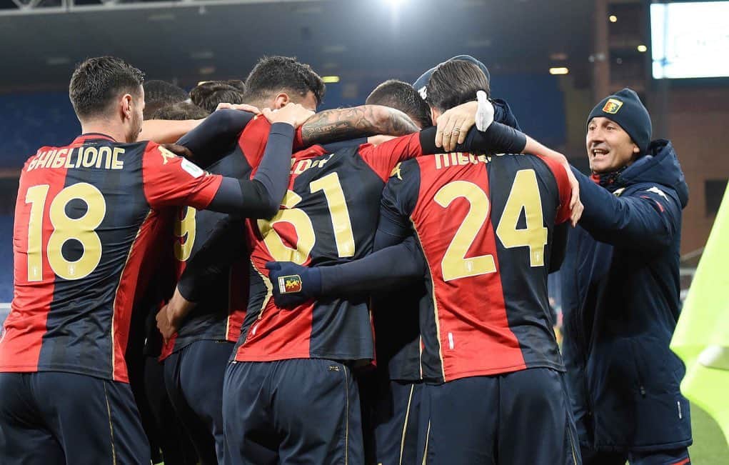 パオロ・ギリオーネのインスタグラム：「Grande reazione di squadra,derby vinto e passaggio del turno✅🔴🔵」
