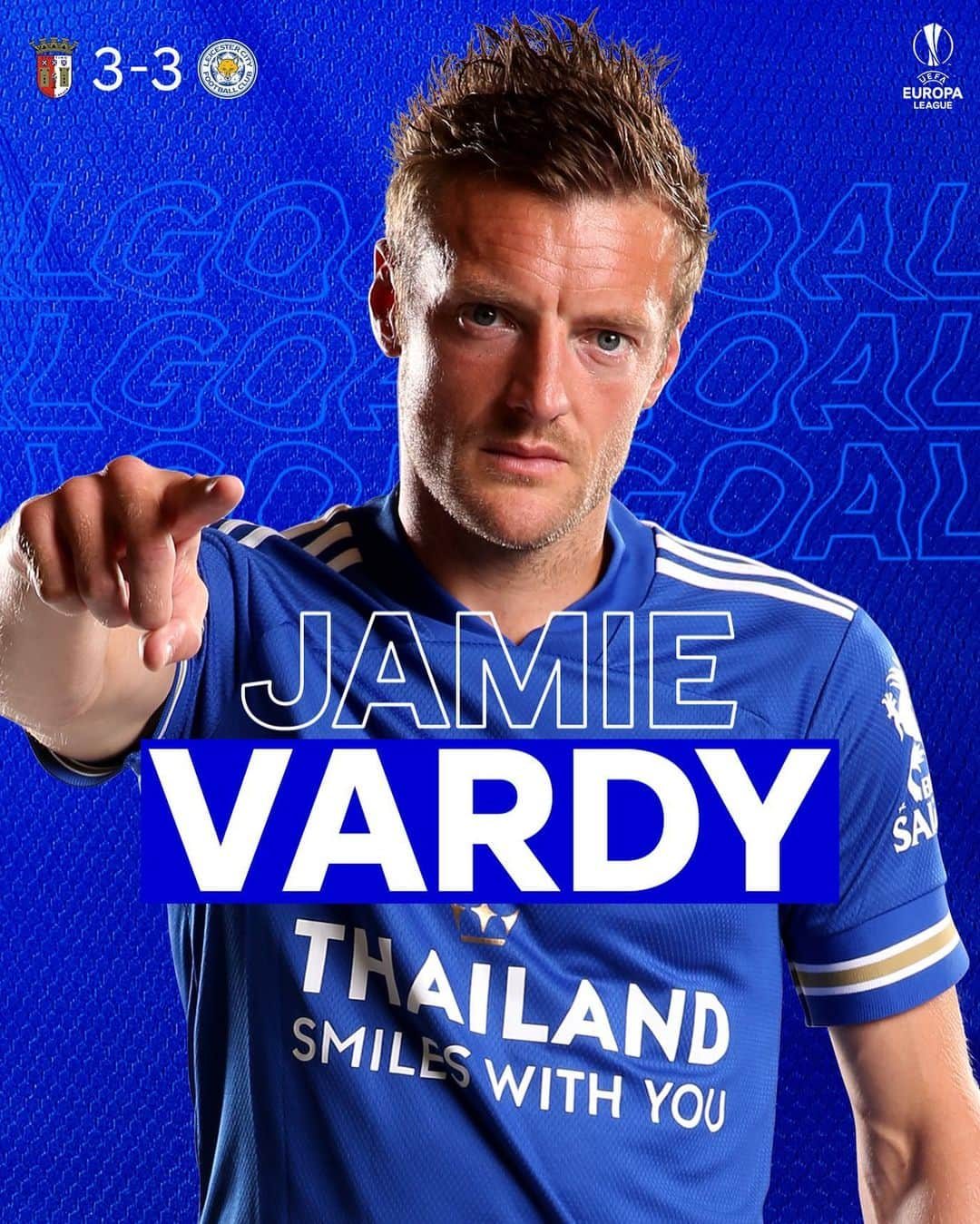 レスター・シティFCさんのインスタグラム写真 - (レスター・シティFCInstagram)「VARDYYYYYYYYYYYYY 😅  #lcfc • #UEL • #BrgLei • @vardy7」11月27日 4時51分 - lcfc