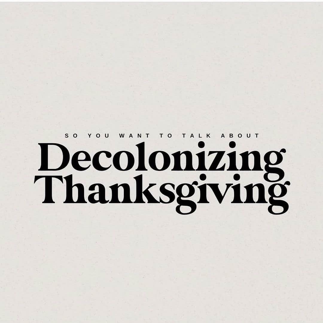 マット・マクゴリーのインスタグラム：「Repost from @ndncollective - “2020 is the year to tell the REAL story of Thanksgiving. Let’s talk. • Thank you so much to @soyouwanttotalkabout for reaching out and collaborating on this post!“」
