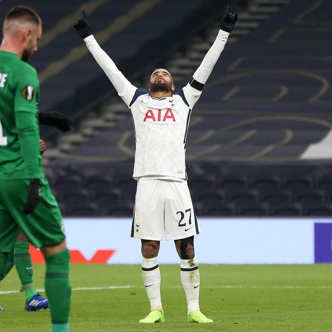 トッテナム・ホットスパーFCさんのインスタグラム写真 - (トッテナム・ホットスパーFCInstagram)「⚡️ @lucasmoura7 adds our fourth! ⚡️ Clinical.」11月27日 6時38分 - spursofficial