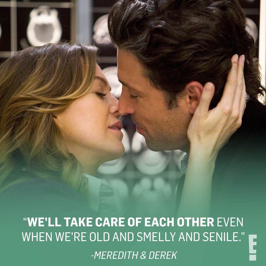 E! Onlineさんのインスタグラム写真 - (E! OnlineInstagram)「After a dark and twisty 2020, we're #ThankfulFor Ellen Pompeo & Patrick Dempsey giving us 10 ccs of serotonin. (📷: Instagram)」11月27日 8時31分 - enews