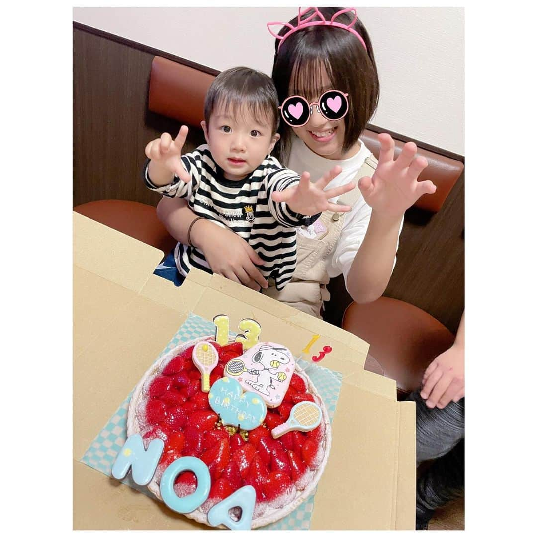 辻希美さんのインスタグラム写真 - (辻希美Instagram)「昨夜は家族＋親友とお祝い出来ました🎂💕💕✨"  ケーキ🎂はキルフェボン×アイシングクッキー🎂💕👍"  #希空 #13歳  #birthday #🎂💕」11月27日 8時31分 - tsujinozomi_official