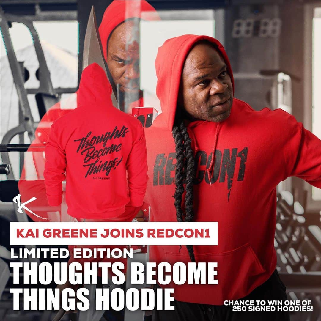 カイ・グリーンのインスタグラム：「I AM KAI GREENE I AM @REDCON1 “Link in Bio” for further details!」