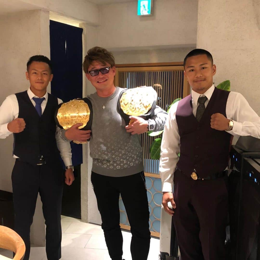 のインスタグラム：「フュディアルクリエーションの古川社長、リスジャパンの社長に 天ぷら　まさみつさんに連れてっていただきました！ 海老天がすごかった！！！ #フュディアルクリエーション #リスジャパン #まさみつ #江川優生  #武居由樹」