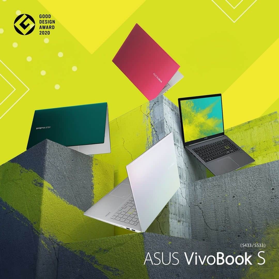 ASUSさんのインスタグラム写真 - (ASUSInstagram)「Congratulations to #VivoBook S for recently winning a Good Design Award 2020! ✌✌」11月27日 19時55分 - asus