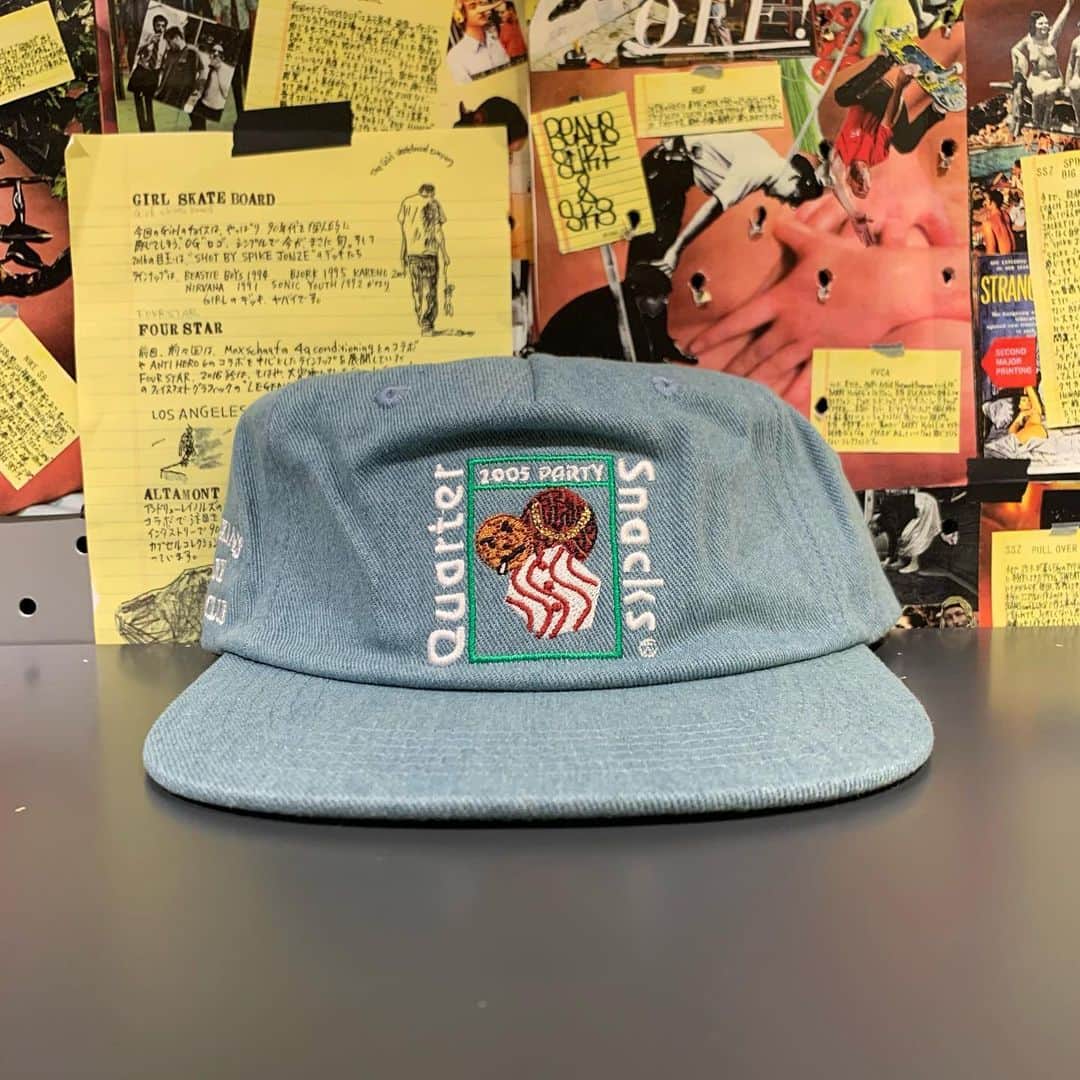 のインスタグラム：「＜QUARTER SNACKS＞ Mens  Party Cap ¥6,000+TAX Item No.11-41-5495 BEAMS JAPAN 2F ☎︎03-5368-7317 @beams_japan #quartersnacks #beams #beamssurfandsk8 #beamsjapan #beamsjapan2nd Instagram for New Arrivals Blog for Recommended Items」