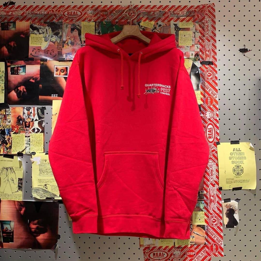 のインスタグラム：「＜QUARTER SNACKS＞ Mens  Pest Control Hoody ¥12,800+TAX Item No.11-13-4177 BEAMS JAPAN 2F ☎︎03-5368-7317 @beams_japan #quartersnacks #beams #beamssurfandsk8 #beamsjapan #beamsjapan2nd Instagram for New Arrivals Blog for Recommended Items」