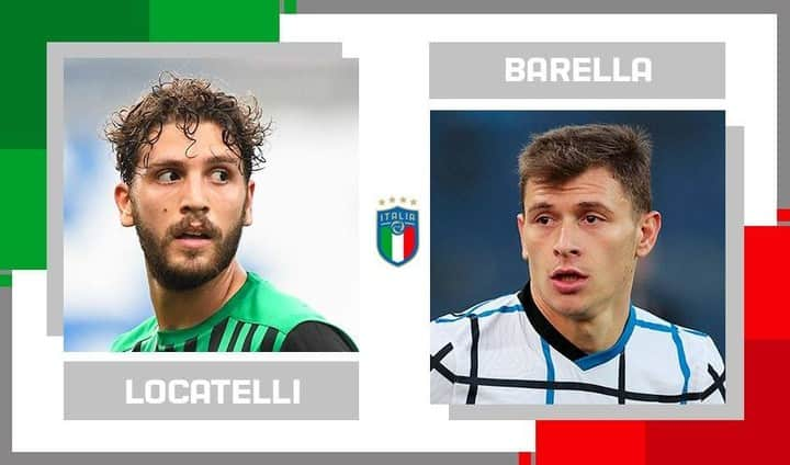 サッカーイタリア代表さんのインスタグラム写真 - (サッカーイタリア代表Instagram)「#MadeInItaly 🇮🇹 📊 Sfida statistica della 9^ giornata di #SerieA . Manuel #Locatelli 🆚 Nicolò #Barella . 💪🏻 Il confronto 👉🏻 www.figc.it/it/tifosi . . #SassuoloInter #VivoAzzurro」11月27日 20時16分 - azzurri