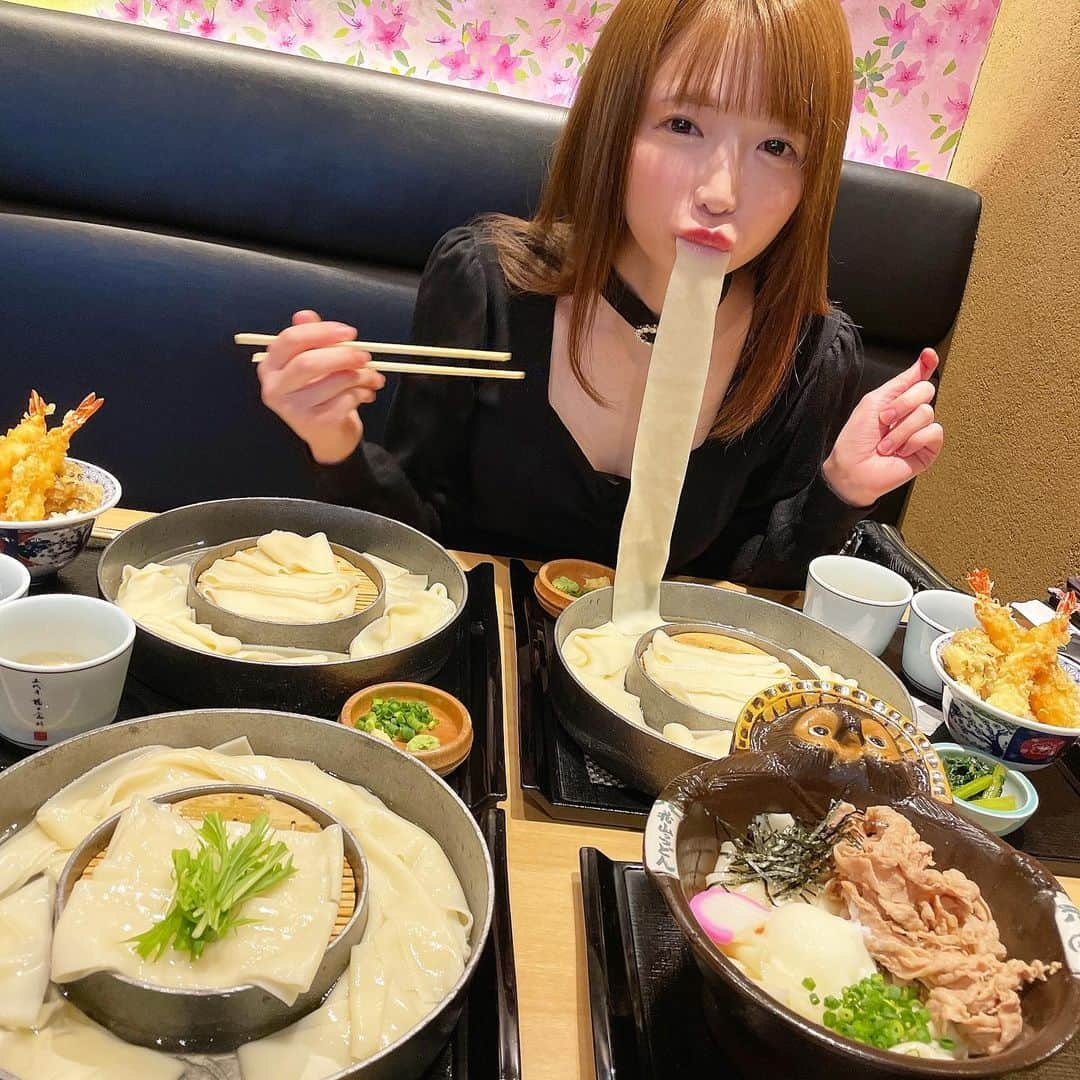 もえのあずきさんのインスタグラム写真 - (もえのあずきInstagram)「ひもかわうどん🥰💓✨  #ひもかわうどん #うどん#おうどん#うどん部#うどん検定#ご当地うどん #japanesefood #japanesefashion #japanesestyle #japanesegirl #大食い」11月27日 15時06分 - moeazukitty