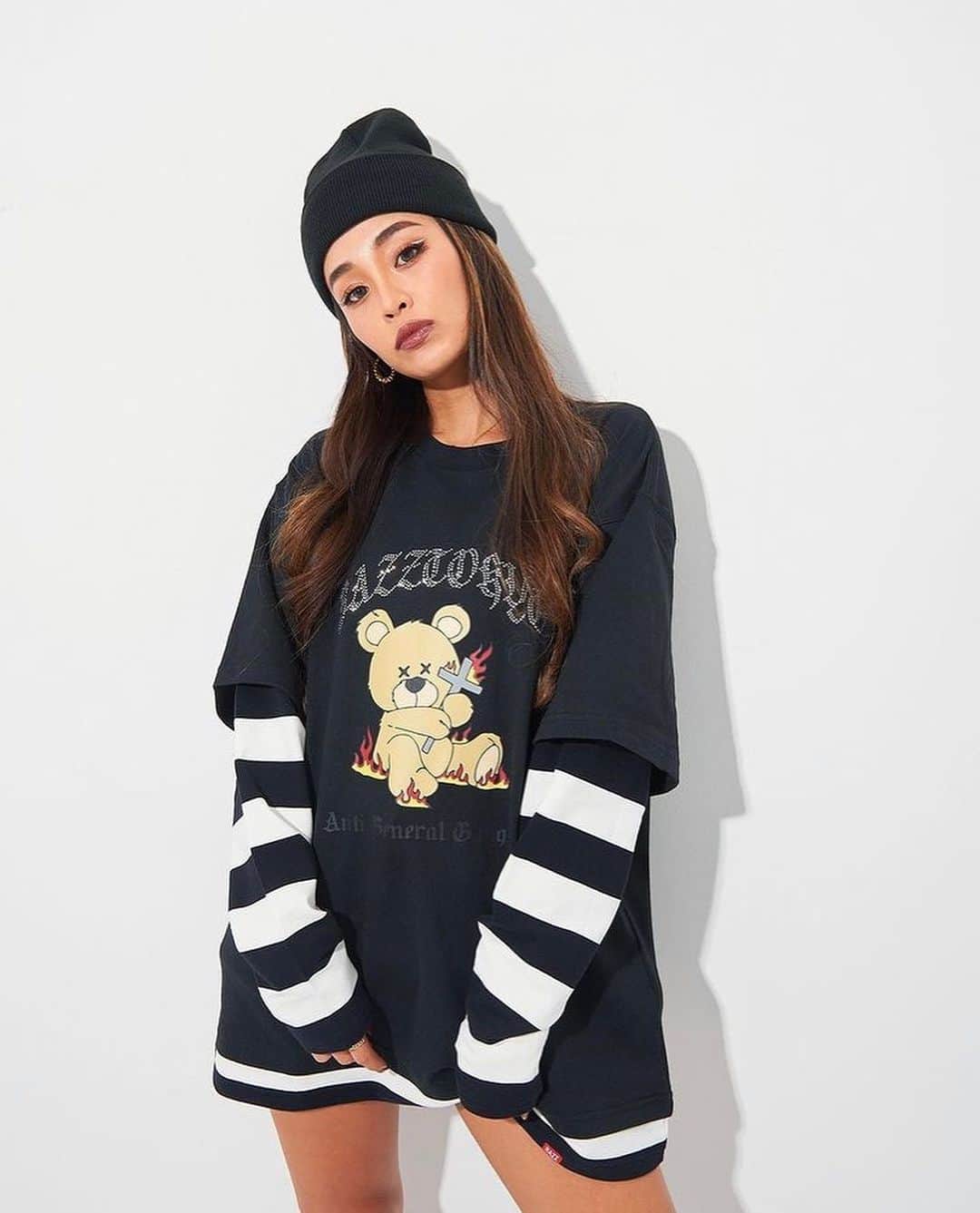 BITTER STORE OFFICIAL Instagramさんのインスタグラム写真 - (BITTER STORE OFFICIAL InstagramInstagram)「. RAZZ 2020 AW COLLECTION . Bear Print border longtee . 新作販売開始です🔥🔥 . 購入はストーリーズまたはアカウントTOPから💁‍♂️ . 品番:rzpg20-40 . #razz #razztokyo #bitter #bitterstore .」11月27日 18時01分 - bitter_store