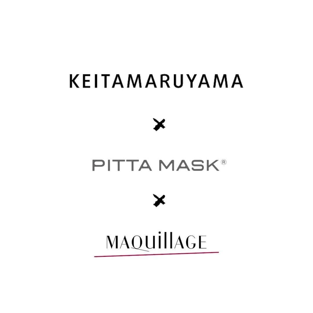 マキアージュのインスタグラム：「・⠀ 【Beauty Moment】MAQuillAGE × PITTA MASK × KEITAMARUYAMA⠀ ⠀ ヘアメイクの力で新たな美が誕生する瞬間を伝えるコーナー、「Beauty Moment」。⠀ ⠀ 「MAQuillAGE × PITTA MASK × KEITAMARUYAMA」のコラボレーション企画で、コレクションのテーマの一つ「Folklore」にインスパイアされた、マスクに映えるメイクをご紹介。⠀ ⠀ 11月21日発売のドラマティックヌードジェリーBBを使った、つやと透明感がありながら、マスクにつきにくい、ベースメイクもCHECKしてみて！⠀ ⠀ #PITTAMASK　#KEITAMARUYAMA⠀ @pitta_mask⠀ @keitamaruyama⠀ ⠀ 【使用アイテム】⠀ ドラマティック ヌードジェリー BB⠀ ドラマティックスタイリングアイズ BR303　【数量限定】⠀ ドラマティックルージュN BE771」