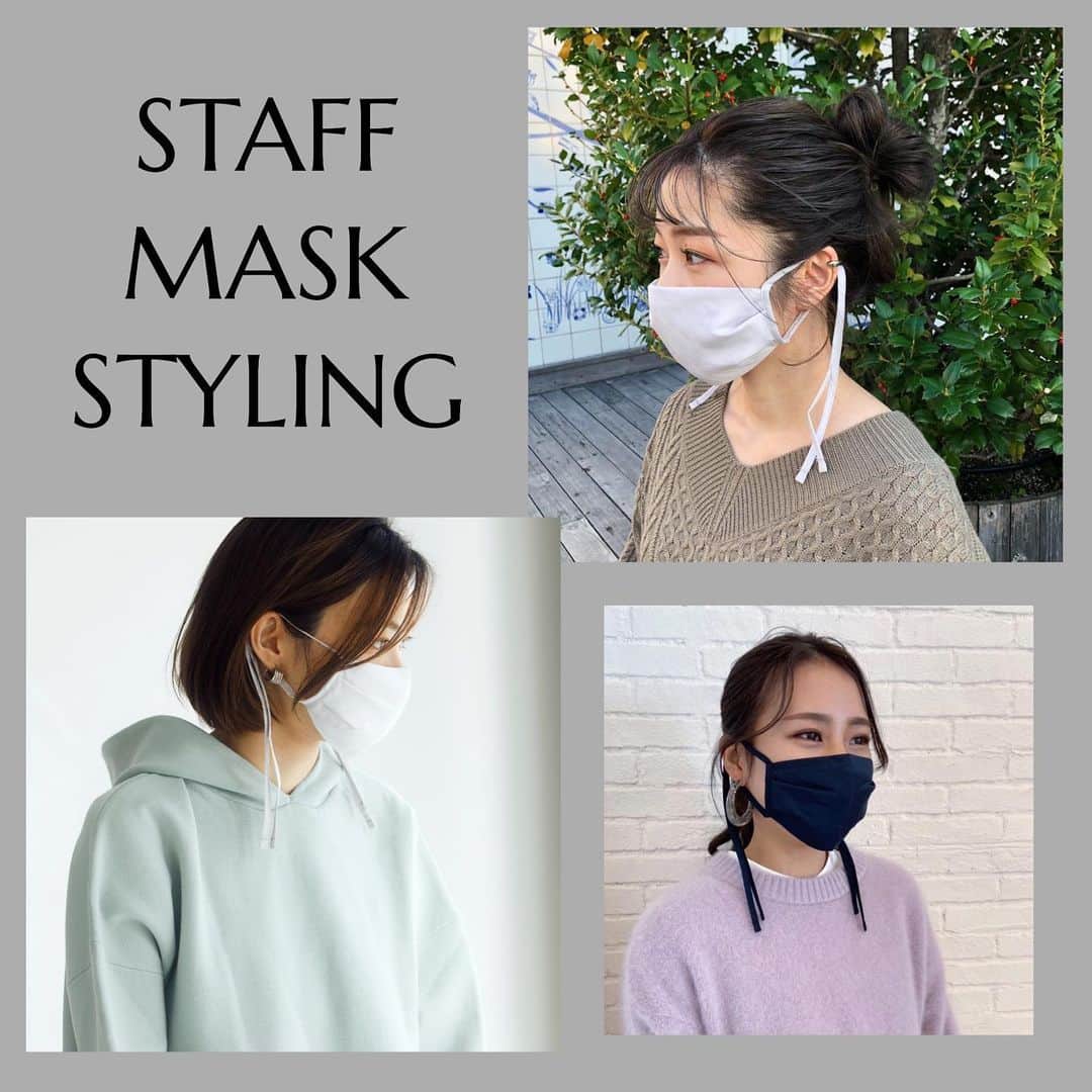INDIVIのインスタグラム：「- original design mask -﻿ ﻿ ﻿ マスクのカラーと合わせた﻿ スタッフおすすめコーディネートをご紹介！！﻿ 全ての女性をマスクのストレスから解放したいという思いでおつくりしたオリジナルマスク。﻿ 4色のカラー展開でご用意しました。﻿ ぜひお好みのマスクコーデを楽しんでみてください！﻿ ﻿ ﻿ ✴︎mask.¥2,475(税込)﻿ ✴︎no.127-01500﻿ ﻿ ﻿ #INDIVI﻿ #インディヴィ」