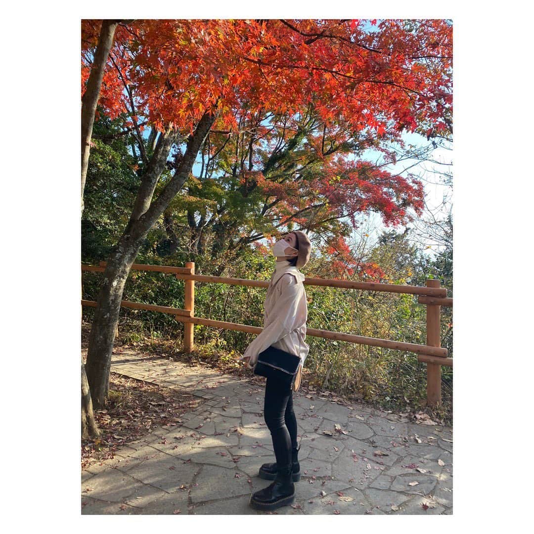 松井りなのインスタグラム：「🍁🍂🌾〜✌︎✌︎」