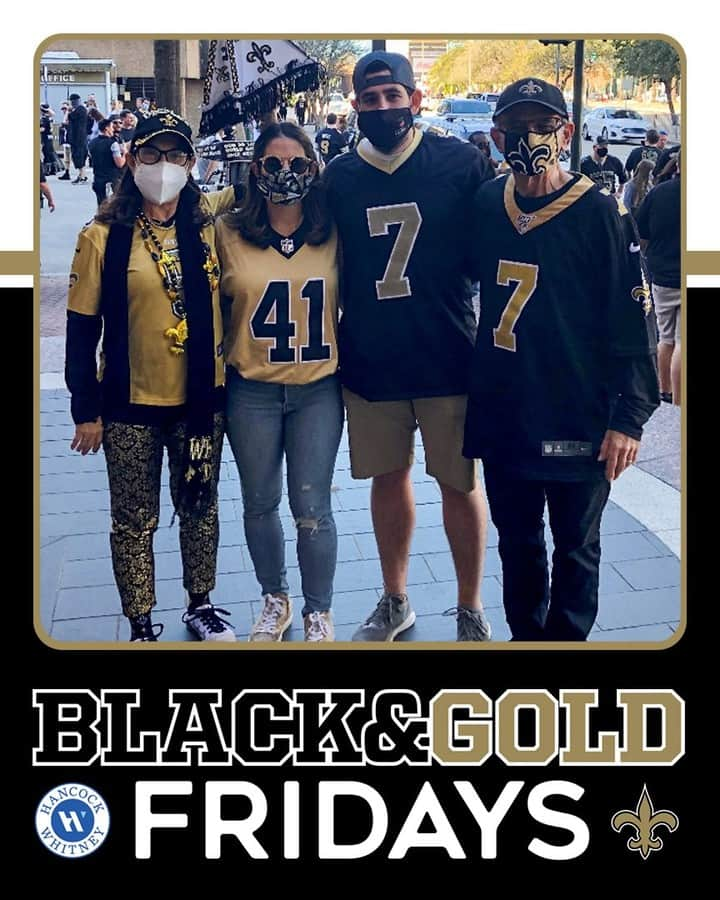 ニューオーリンズ・セインツさんのインスタグラム写真 - (ニューオーリンズ・セインツInstagram)「Happy #BlackAndGoldFriday! ⚜️」11月28日 5時01分 - saints