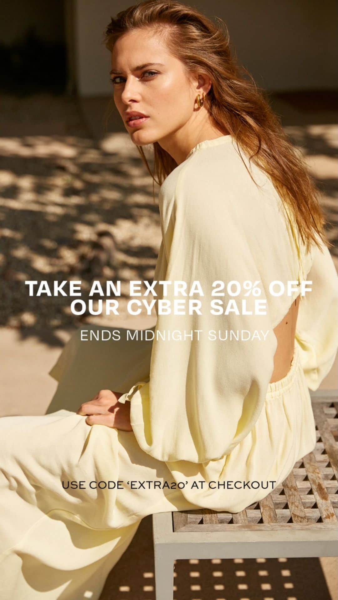 のインスタグラム：「TAKE AN EXTRA 20% OFF OUR CYBER SALE! Use code ‘EXTRA20’ Ends midnight Sunday (AEDT) #becandbridge #sale」
