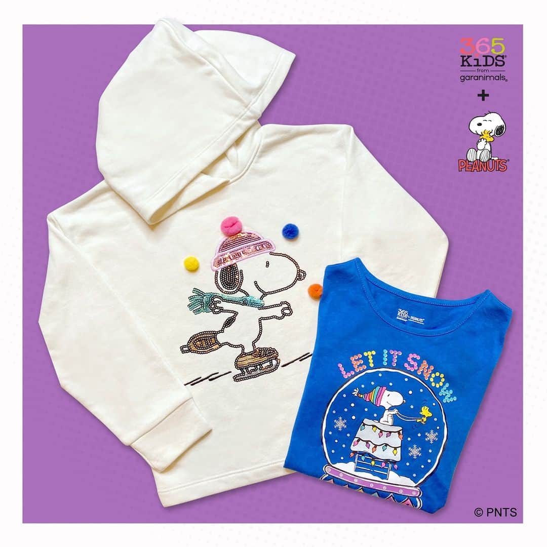 スヌーピーさんのインスタグラム写真 - (スヌーピーInstagram)「Let it snow ❄️❄️ We’ve got you set with the new Mix & Match 365 Kids collection from Garanimals! 🌈  Now available in-stores and online only at @walmart 🛒 @walmartfashion #linkinbio . . @snoopyinfashion #mysnoopystyle #snoopy #peanuts #walmart #holidays #letitsnow」11月28日 5時30分 - snoopygrams