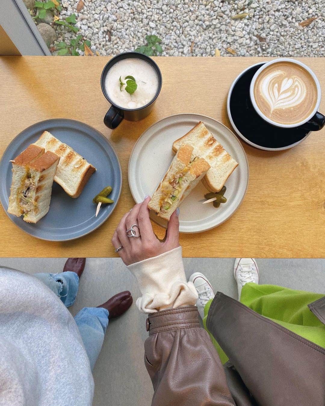 岩渕加恵さんのインスタグラム写真 - (岩渕加恵Instagram)「🥪 s a n d 🥪 今週のかなやんday〜😙✌️ （恒例化してるねっ💗笑  きょうは、かなやんが見つけてくれた 水道橋にあるカフェに行ってきたよ〜っ☕️  行きたいカフェリストがどんどん更新されて 全然追いつきまてん、、🤪💗笑  今週もお疲れさまでした🤝✨✨✨  #水道橋カフェ #東京カフェ」11月27日 21時52分 - kae0113