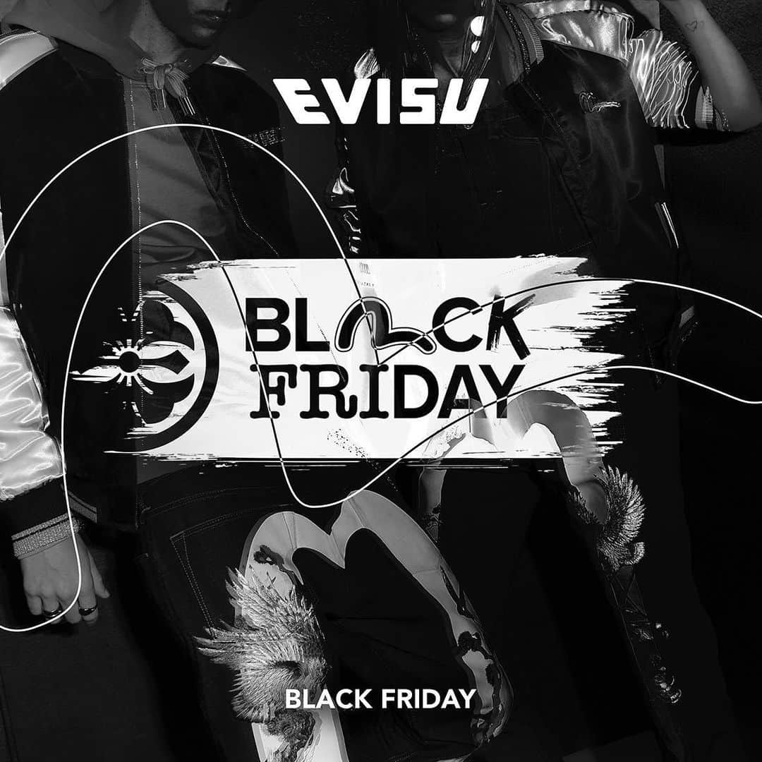 のインスタグラム：「“Treat yo’ self” to let good vibes roll!   #evisu #blackfriday #coolshopping」