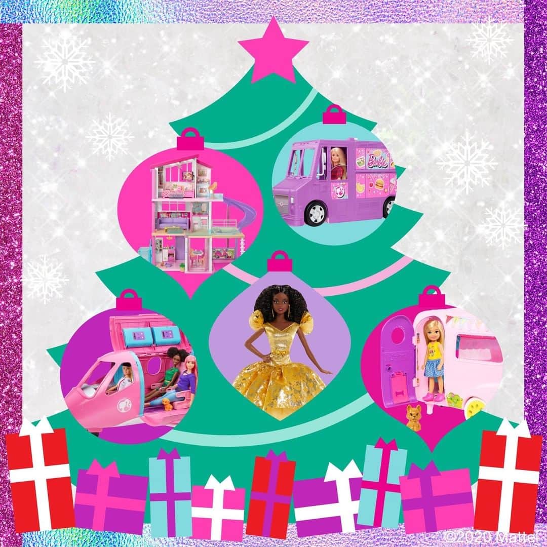 バービーのインスタグラム：「Looking for the perfect #BlackFriday buy? Swipe to sneak a peek at top in-demand items from the #Barbie Holiday Gift Guide, now!」