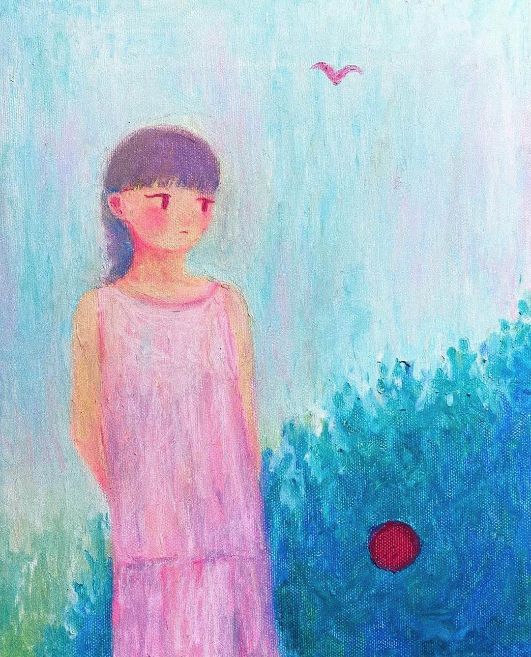 DAOKOのインスタグラム：「pale #illustration」