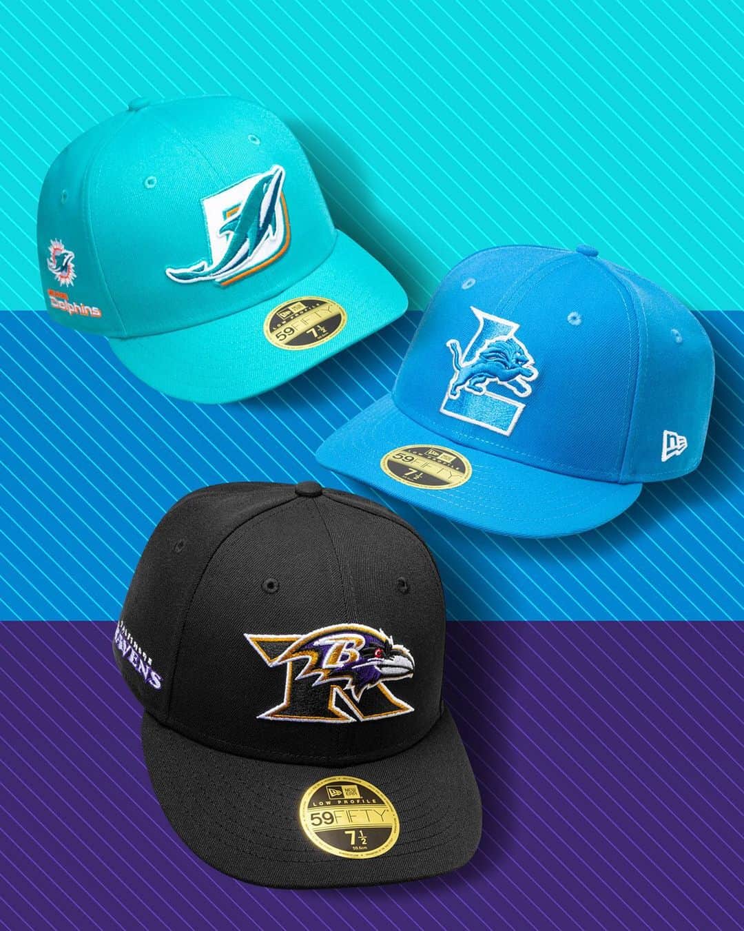 ニューエラ・キャップのインスタグラム：「Our NFL Logo Mix collection just dropped exclusively at neweracap.com! Switch it up at the link in bio.」