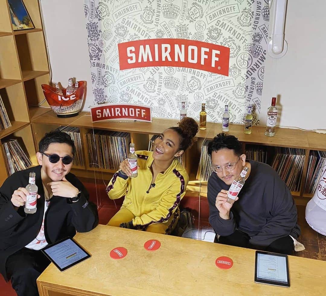 のインスタグラム：「「TCY Radio Friday session with Smirnoff」第3回ご視聴ありがとうございました！私の選曲いかがでしたか🎶  超ーーーー楽しかった😂  みんなもスミノフと一緒にフライデーナイトをより楽しんでね☺️  見逃した方はアーカイブ見てね！ If you missed it check out the archive : → https://block.fm/news/tcysmirnoff   #スミノフライデー #blockfm」