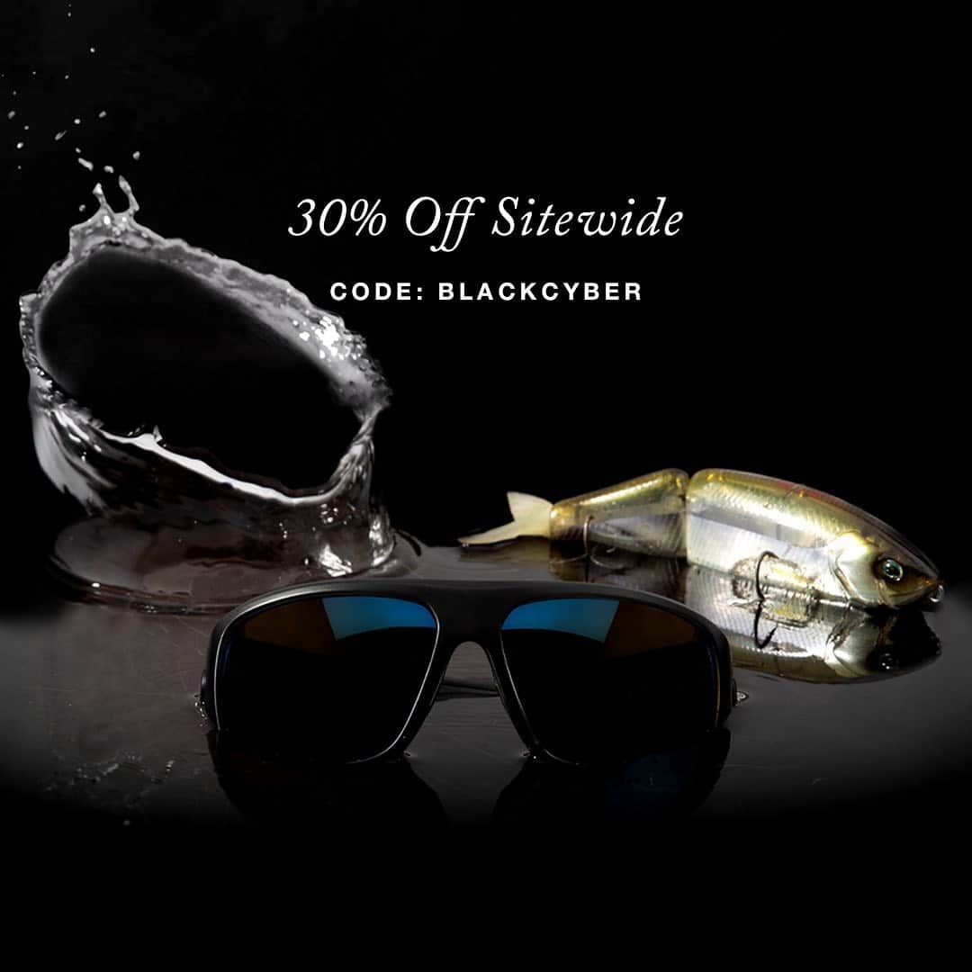 Electric_Fishingさんのインスタグラム写真 - (Electric_FishingInstagram)「30% off sitewide on all polarized sunglasses, goggles, and gear. Drop a line while supplies last! @electric   #ElectricSunglasses #BlackFriday #Polarized #Sunglasses #Gifts #Fishing #DRTUSA #DRTHeadz」11月27日 23時53分 - electric_fishing