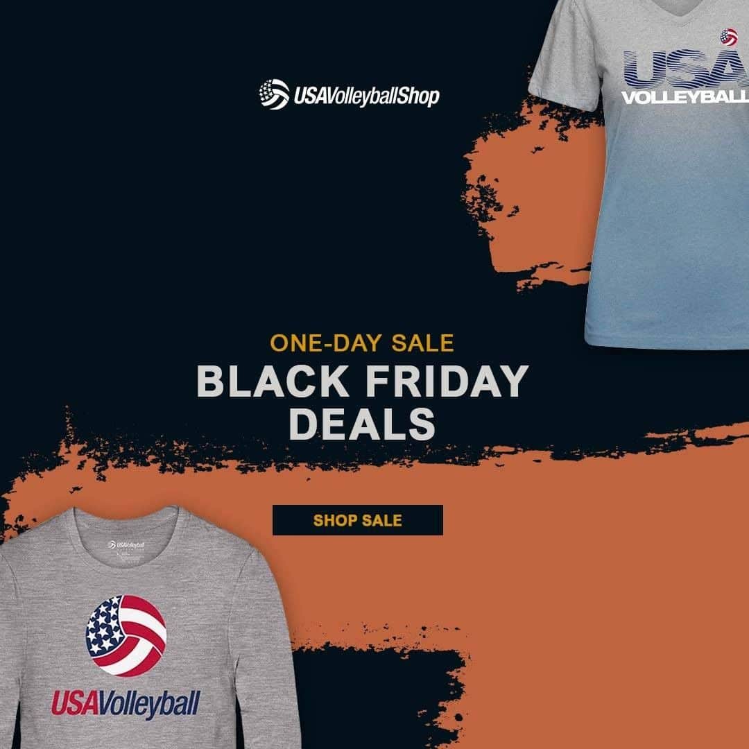 USA Volleyballさんのインスタグラム写真 - (USA VolleyballInstagram)「Black Friday savings are here and you don't need to camp out all night! Shop the best deals online from the comfort of your home and save up to 20%. Click the graphic to shop!  Prices as marked, no coupon code required.」11月28日 0時00分 - usavolleyball