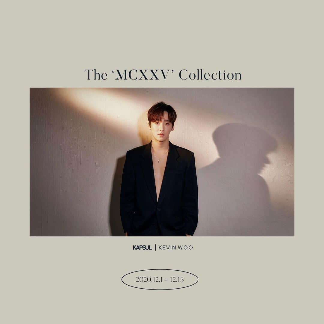 ケビン さんのインスタグラム写真 - (ケビン Instagram)「The KAPSUL x KEVIN WOO ‘MCXXV’ Collection is launching on Dec. 1!💎  The ‘MCXXV’ Collection is my very first jewelry collection that I designed myself. This collection is meaningful to me as it’s a token of gratitude to my fans who have always supported my journey. I want to keep our precious memories intact and stay connected through these timeless pieces that we can share together forever.   A portion of the proceeds will be donated to Mental Health America (MHA). An organization that advocates and supports mental health. @mentalhealthamerica   제 첫 쥬얼리 컬렉션 ‘MCXXV’가 12월 1일에 발매됩니다! 응원해주신 모든 분들에게 감사한 마음을 담아서 아주 특별한 선물을 준비했습니다. 직접 디자인한 목걸이와 팔찌 많이 기대해주세요!💎  僕の初ジュエリーコレクション’MCXXV’が12月1日から販売しております！ずっと僕のことを応援してくれたファンの皆さんへ感謝の気持ちを込めて特別なプレゼントを準備しました。直接デザインしたネックレスとブレスレットをぜひ楽しみにしてください！💎  Sign-up on @kapsul.collective for more details and information!  #KAPSULxKEVINWOO #KAPSULCollective #KevinWoo #MCXXVcollection」11月28日 0時19分 - kevinwoo_official