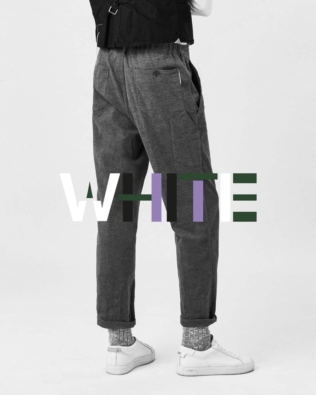 Sivigliaのインスタグラム：「Creativity around our WHITE logo. The project white is born as research laboratory.  Trousers: KHHW S256 #white #siviglia #sivigliaofficial #colors」
