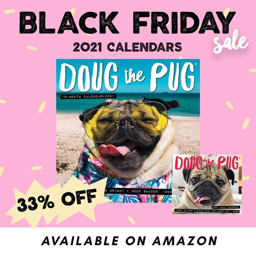 itsdougthepugさんのインスタグラム写真 - (itsdougthepugInstagram)「DOUG’S DEALS FOR BLACK FRIDAY! Swipe through to see all the deals!! NEW MASKS on my merch store, including my limited edition holiday mask 🎁 LINK IN BIO!」11月28日 0時56分 - itsdougthepug