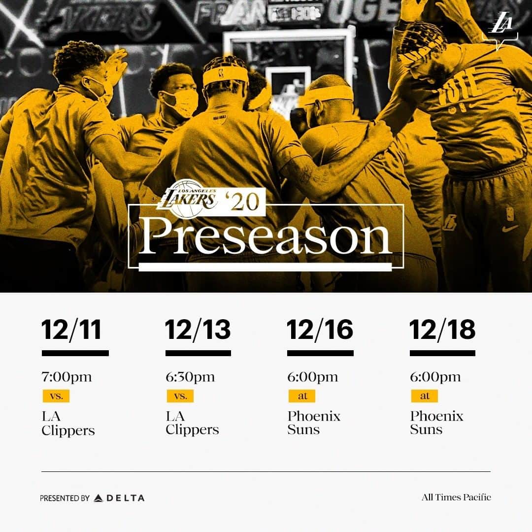 Los Angeles Lakersさんのインスタグラム写真 - (Los Angeles LakersInstagram)「Two weeks till preseason tip-off ⏲」11月28日 6時30分 - lakers
