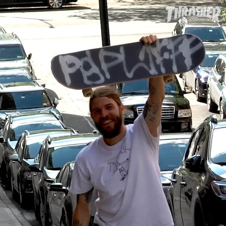 スラッシャーのインスタグラム：「👉🏾 @converse_cons SEIZE THE SECONDS video is LIVE on all Thrasher channels ⏱ 🎬 @benchadourne」