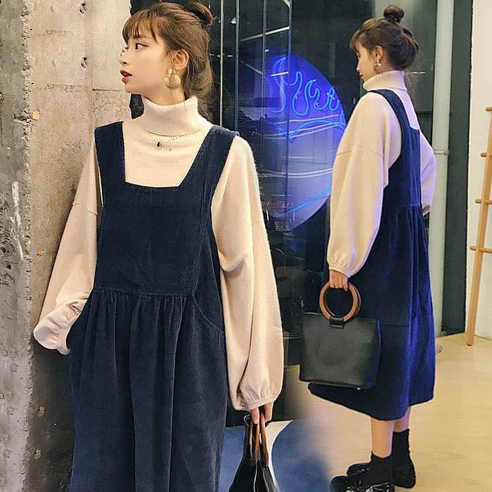 runningpiggy0522さんのインスタグラム写真 - (runningpiggy0522Instagram)「💛💜💙バラ売り ハイネックセーター サロペットワンピ 2パターン ・ ♥送料無料【3850円】 ♥商品番号【RPTOP122202】 ♥自己紹介のウェブでご購入頂けます♥ ・ コーディネートの幅が広がる便利アイテム🔅  春秋冬と幅広く着用できます♪ ・ ・ #セットアップ #セーター #ワンピース #ガーリー #サロペットワンピース #세트 #服好きな人と繋がりたい #원피스 #セットコーデ #韓国ファッション #ニット #今日のコーディネート #セットコーデ」11月28日 2時15分 - runningpiggy0522