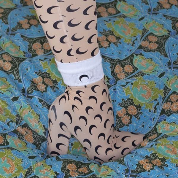 エルエヌシーシーのインスタグラム：「LN-CC Inspiration: Step back to the future with a Tanguy Poujol-shot reminder of Marine Serre’s debut collection, entitled Radical Call for Love.  As we launch ARCHIVE 05, which fuses the iconic crescent stretch from previous seasons, we throwback to the moment it cast us under its spell. 🌙 @marineserre_official  #Archive」