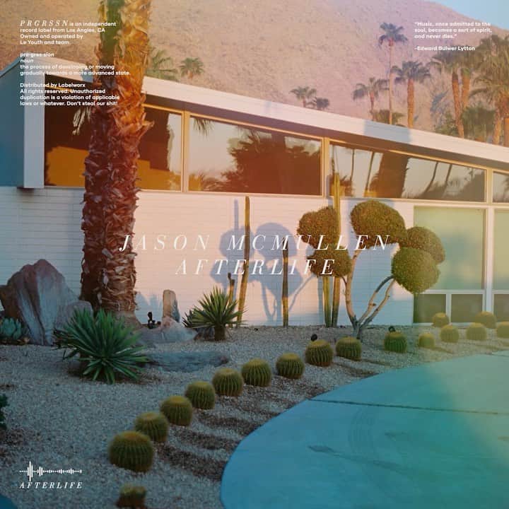 ル・ユースのインスタグラム：「Out today on Prgrssn. The Afterlife EP from @jasonmcmullenmusic.   Such a beautiful collection of music. If you’re looking for something to leave on repeat for the day, follow the link in my stories  Welcome to the family Jason.」