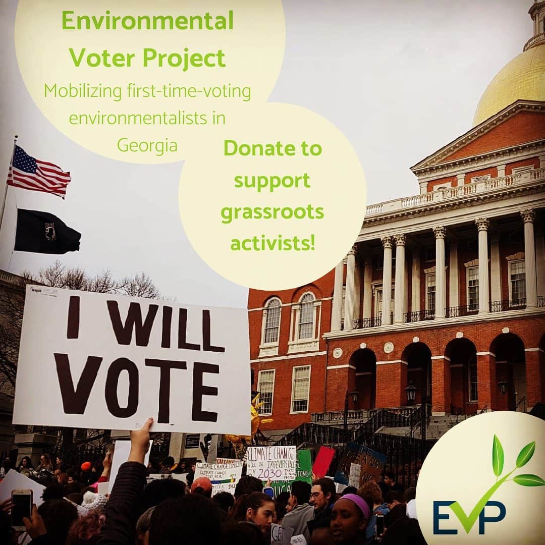 メーガン・ブーンのインスタグラム：「Join me on zoom Monday, November 30th at 7 pm EST to support the work of the @environmentalvoter project for the January 5th Georgia Senate runoff. LINK IN MY BIO  This election will decide control of the US Senate and determine the course of action in the fight against climate change. This organization has proven its ability to mobilize voters so we can win the fight against climate change.   Join me, @piperperabo and Founder and Executive Director of EVP, Nathaniel Stinnett.   The Environmental Voter Project is a non-partisan nonprofit that's focusing on a simple, high-leverage solution to this problem: instead of trying to convince voters to care more about the environment, they (1) use data analytics to identify existing environmentalists who don't vote, and then (2) apply the latest behavioral science to turn them into consistent voters. In short, they focus on changing people's behavior, rather than changing their minds. EVP has identified almost 16 million environmentalists with such poor voting records that other groups usually ignore them, but they've had stunning success in getting these people to vote, leading The New York Times to name them one of five climate visionaries in 2018.」