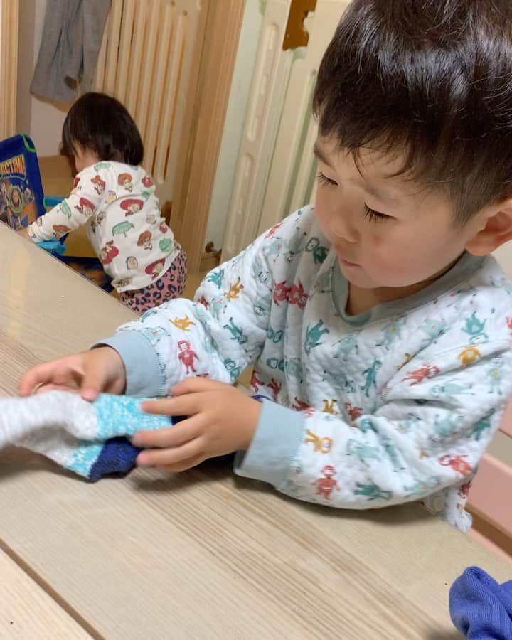 のインスタグラム：「お手伝い👕💮  #dtのオフ」