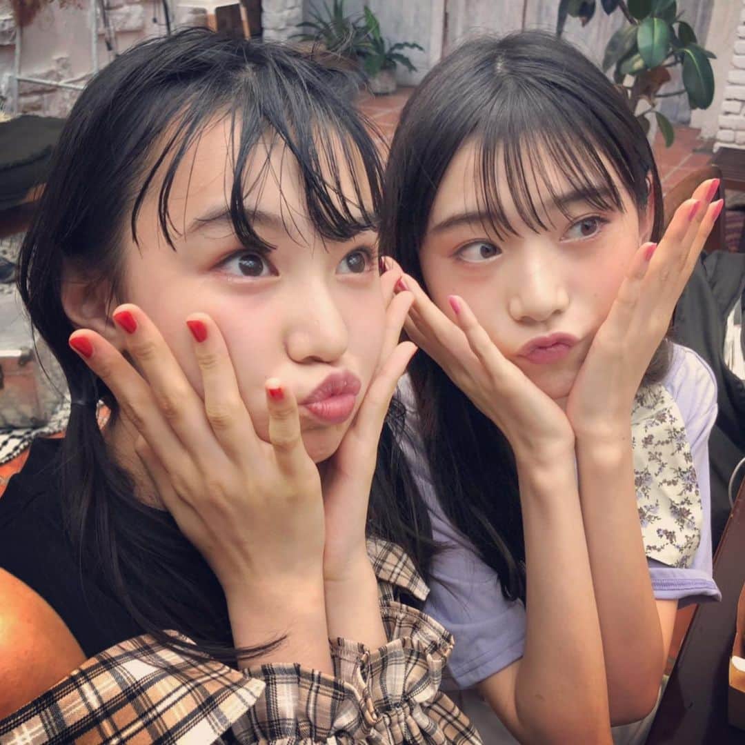 ニコ☆プチのインスタグラム：「あきゅもん🌞﻿ ﻿ #ニコプチ﻿ #森﨑美月﻿ #近藤藍月﻿」