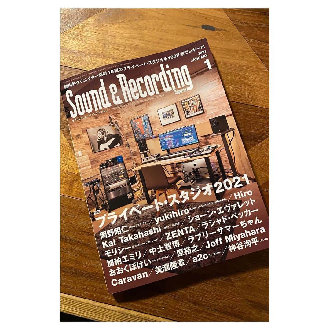 Caravanのインスタグラム：「いま発売中の  sound & recording magazine。  歴史ある雑誌の  プライベートスタジオ特集に  studio BYRDが掲載されました。  なんとも ありがたい事です。  十人十色なプライベートスタジオ。  皆、スタジオの目的や考え方が明確で  面白い企画でした。  書店でぜひ。  #studiobyrd #soundandrecordingmagazine」