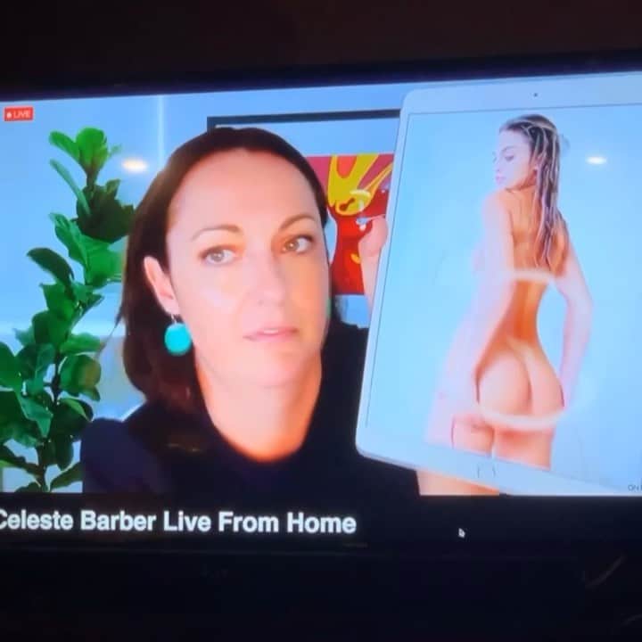 セレステ・バーバーのインスタグラム：「HOLY SHIT! Thanks for the love! I’m losing my mind!   Link in my bio for a ticket to see my virtual show. It’s still available for 48 hours!」