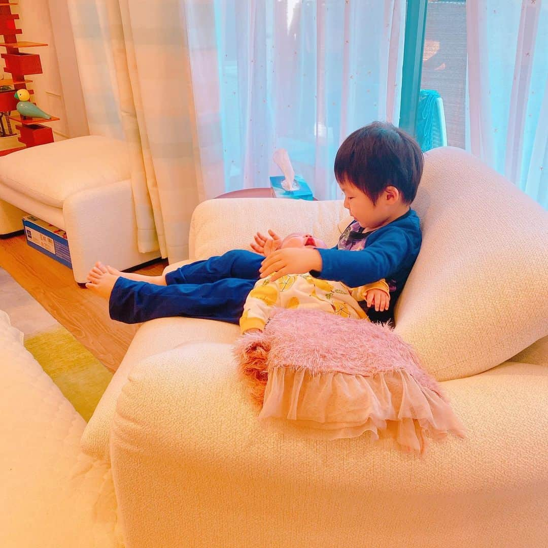 あやなんさんのインスタグラム写真 - (あやなんInstagram)「👦🏻👶🏻💓」11月28日 10時55分 - ayachan_0619