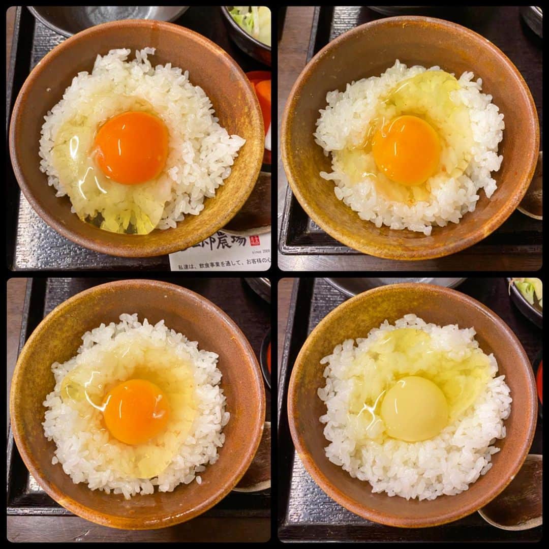長江里加さんのインスタグラム写真 - (長江里加Instagram)「🥚🍚 TKGたらふく食べたい〜！ って事で調べてすぐ出てきた #喜三郎農場 さん😋 いろんな卵があって楽しい…… 全部美味しかった…… 卵かけご飯ってなんでこんなに美味しいの……… とくに驚いたのが “ゆずたま”が本当にゆずの香りがして 初めての出会いで楽しかった😫💓 七味かけたり明太子混ぜたりなどして楽しみました♪ 5杯(全種類)食べました🍚🍚🍚🍚🍚 友達はプリンも頼んでた！ 卵の味が強くてすっごいとろけて美味しいぃぃぃぃって言ってた♡ 日本の文化TKG、最高。 卵、最高。 #千石 #千石グルメ #卵かけご飯食べ放題 #TKG食べ放題」11月28日 12時30分 - o_rikachi_o
