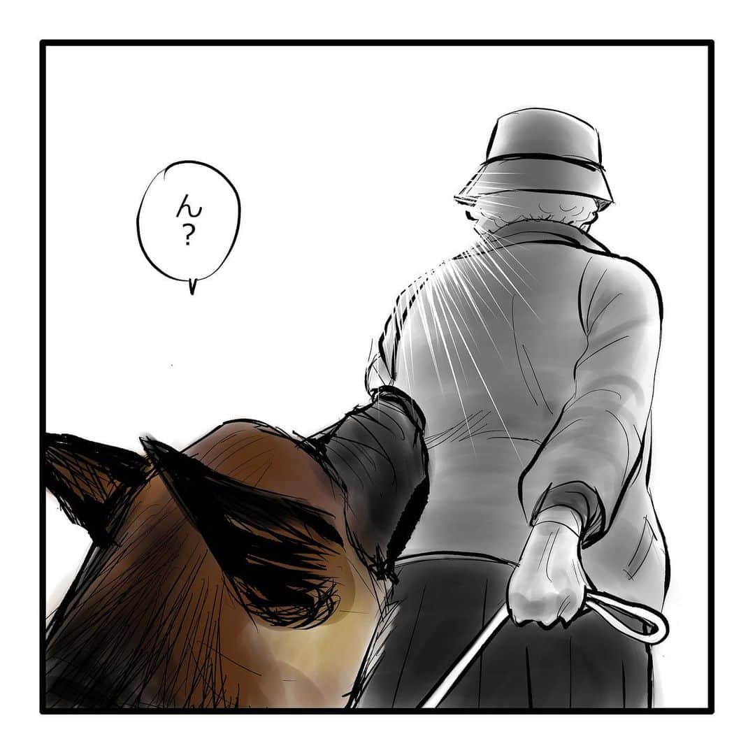 のインスタグラム：「『ゴボウ』④  #漫画 #マンガ #まんが #インスタ漫画 #創作 #コミック #イラスト #犬 #シェパード #ゴボウ #manga #comic #illustration #art #drawing #dog #germanshepherd #alsatian #gobo」