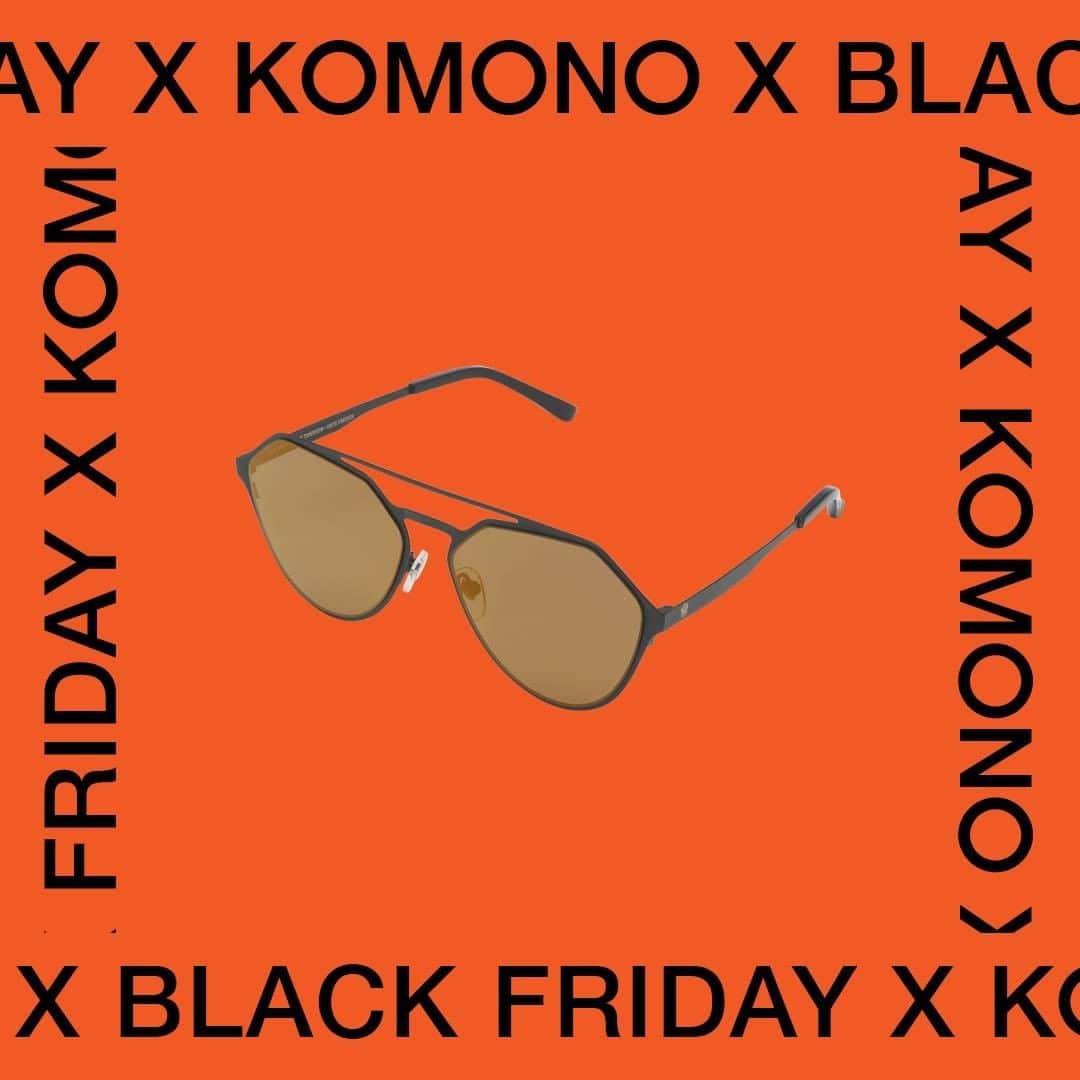 コモノのインスタグラム：「We're dreaming of festival times already with our Tomorrowland x Komono sunglasses. 🤟Rediscover the collaboration now in our Black Friday sale with discounts up to 60% on our entire collection.   #komono #komonowatches #ikkoopbelgisch #ikkooplokaal #blackfriday」