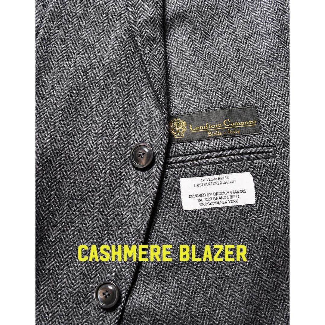 ブルックリン テーラーズのインスタグラム：「100% Cashmere Herringbone Blazer」