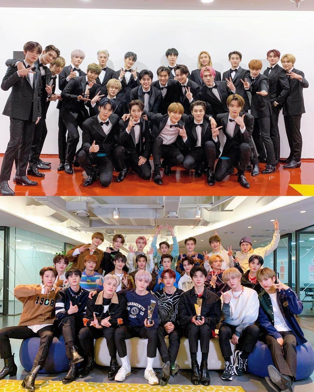 のインスタグラム：「“Congratulations! 🎊😭 #NCT for Winning Daesang - Album Of The Year at Asia Artist Awards 2020“ 💚  ____________________ #TAEIL #JOHNNY #TAEYONG #YUTA #KUN #DOYOUNG #TEN #JAEHYUN #WINWIN #JUNGWOO #LUCAS #MARK #SUNGCHAN #HENDERY #XIAOJUN #RENJUN #HAECHAN #JENO #JAEMIN #YANGYANG #SHOTARO #CHENLE #JISUNG #AAA2020 #NCT2020 #NCT127 #NCTdream #WayV #SMTOWN」