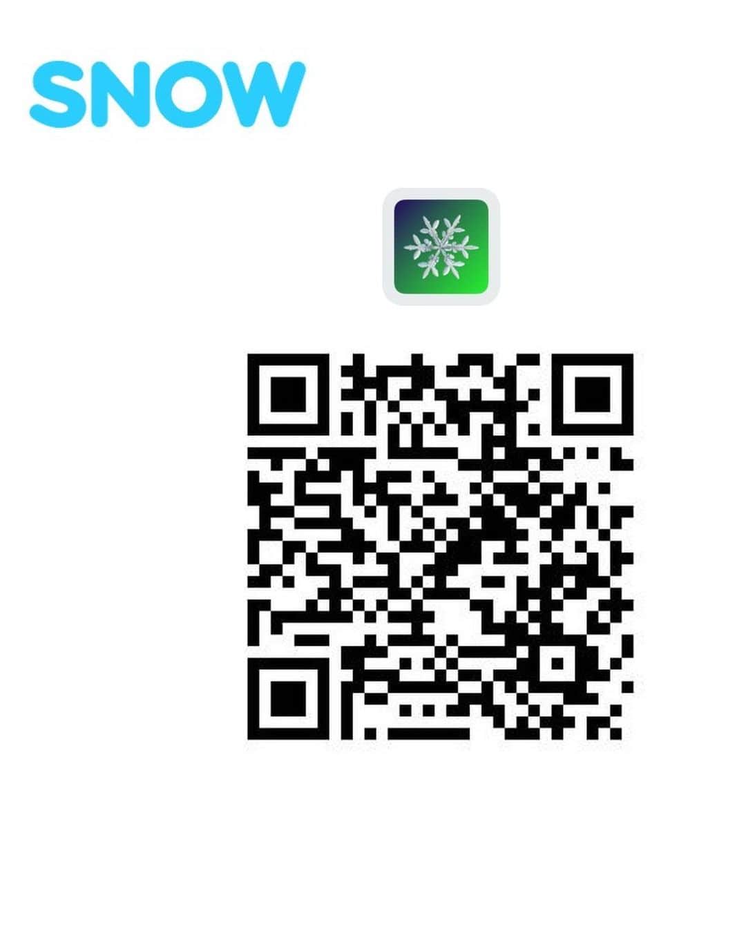 粕谷音さんのインスタグラム写真 - (粕谷音Instagram)「snowでスタンプを作れるようになったよ🥳 この写真はのんが作ったスタンプです😋 このスタンプを使うには2枚目のQRコードを、スマホのカメラで読み取るか、QRコードをスクショして、LINEのQRコードスキャンで読み取るかです🌻 みんなもやってみてね✌️ ・ ・ ・ ・ ・  #snowcam#エフェクト#snowエフェクト」11月29日 0時37分 - non.1611